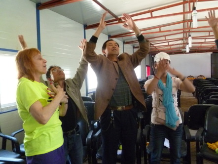 vocational school in yushu qinghai china. dr judy is training the teachers in psychological first aid for students3.jpg